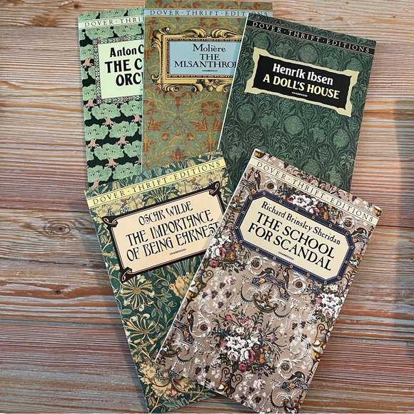 Five Great Plays : Plays by Chekhov, Ibsen, Wilde, Sheridan and Moliere. 1991 - Picture 3 of 4